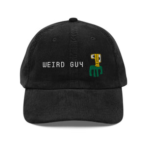 Weird guy corduroy Cap