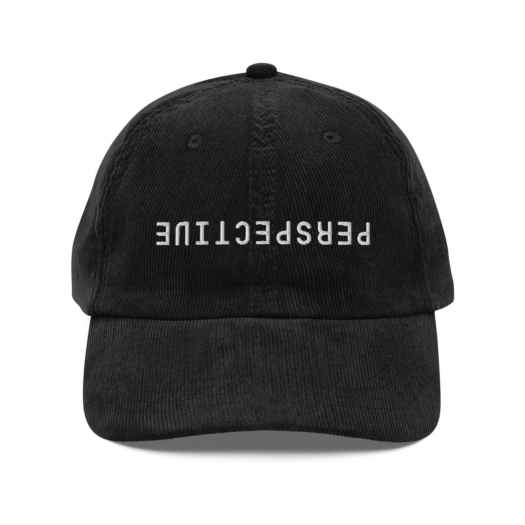 Perspective corduroy cap