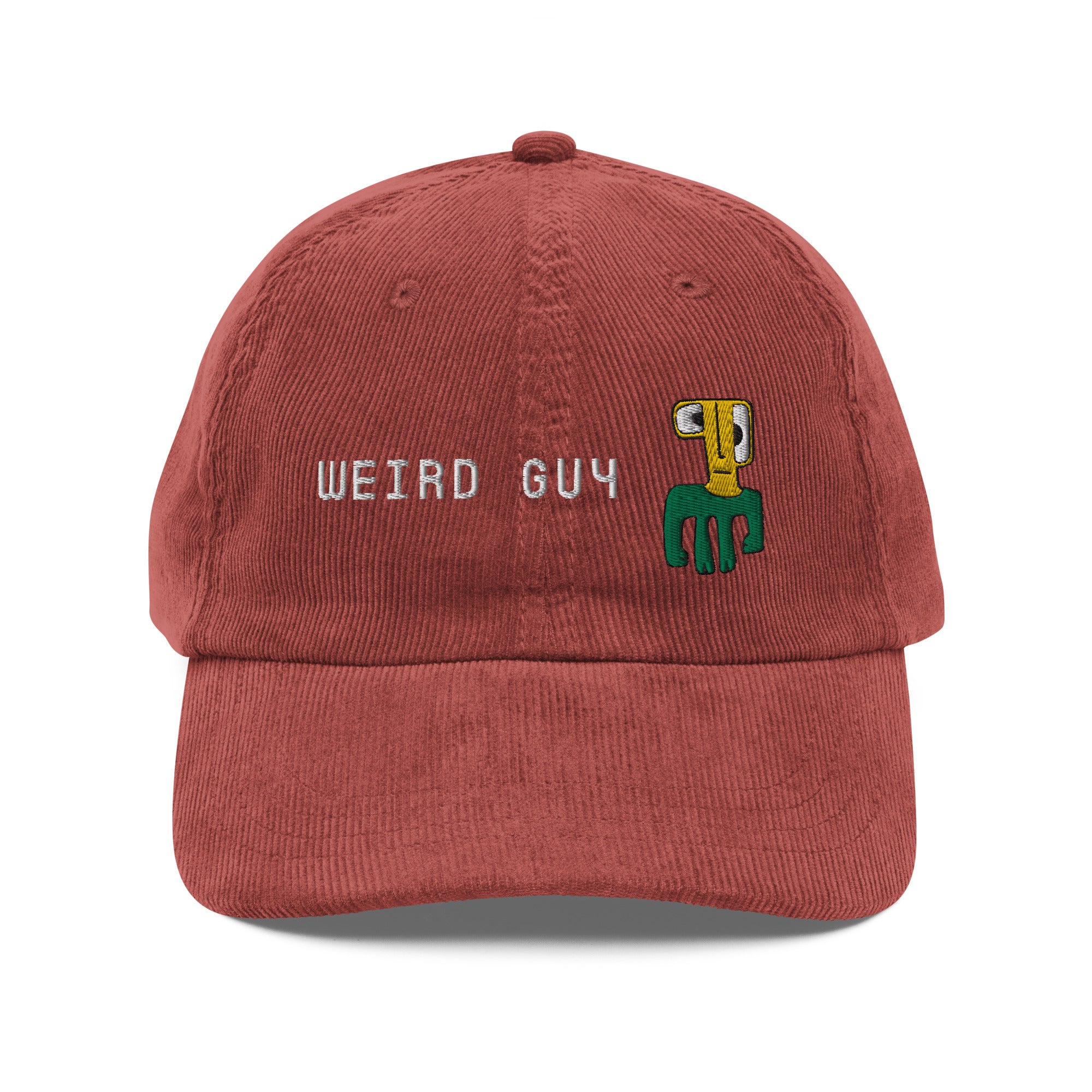 Weird guy corduroy Cap