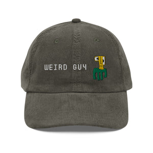 Weird guy corduroy Cap