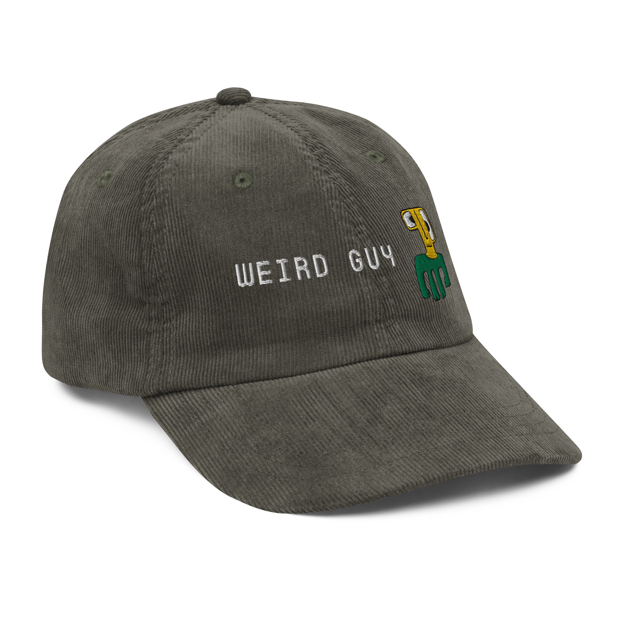 Weird guy corduroy Cap