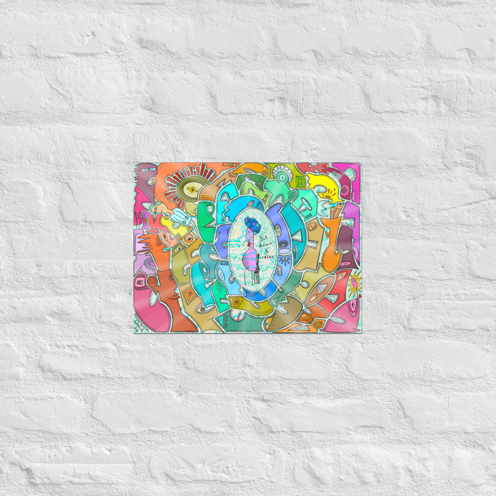 Sit down & relax poster