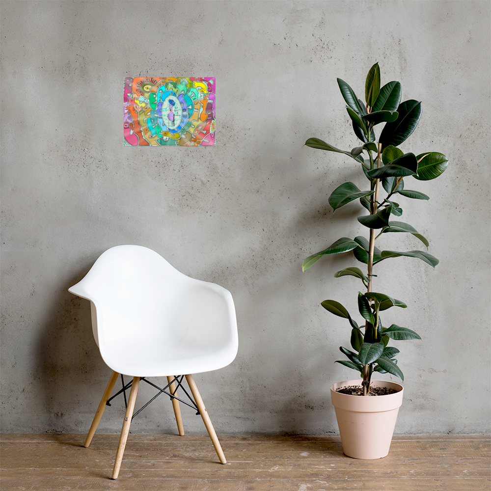 Sit down & relax poster