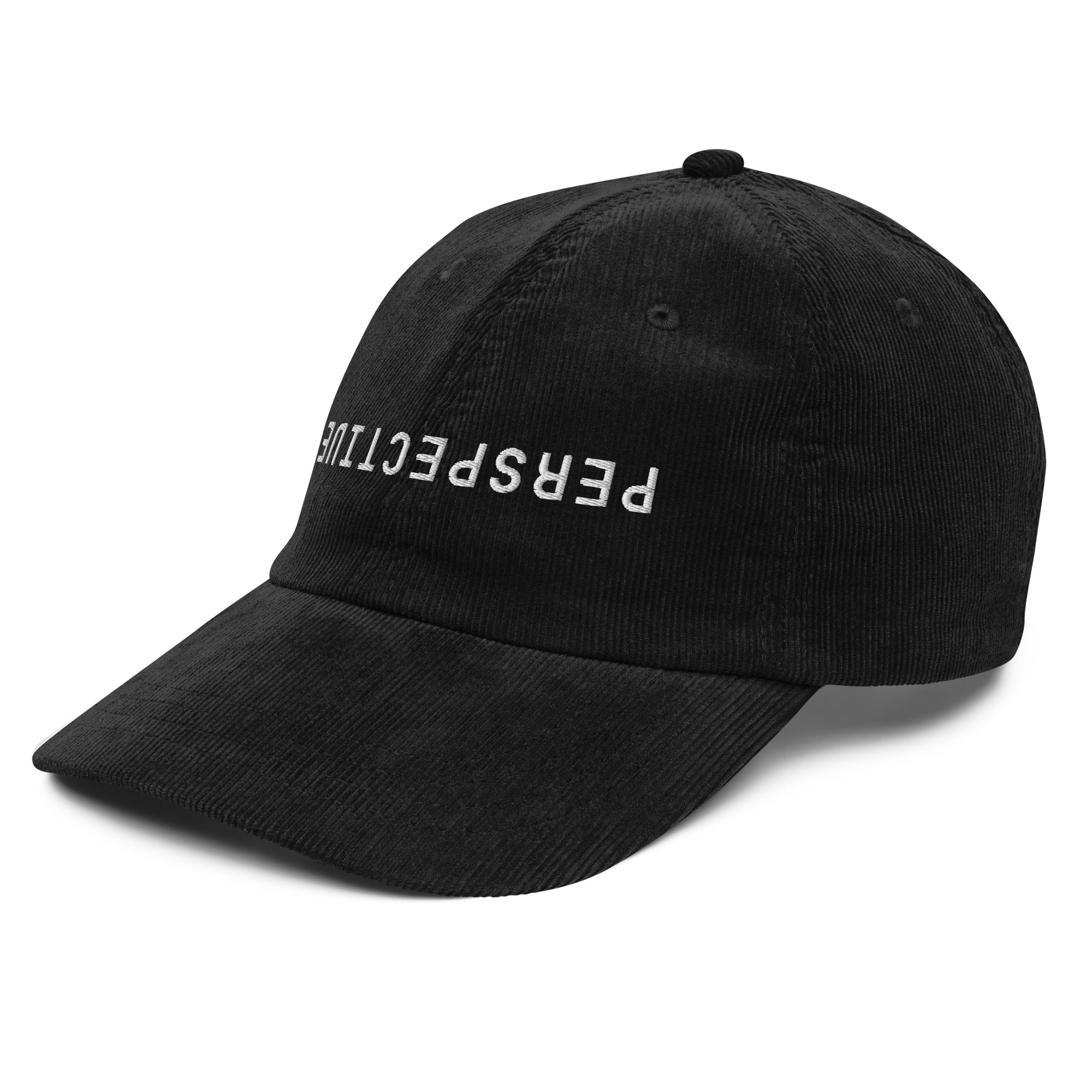 Perspective corduroy cap
