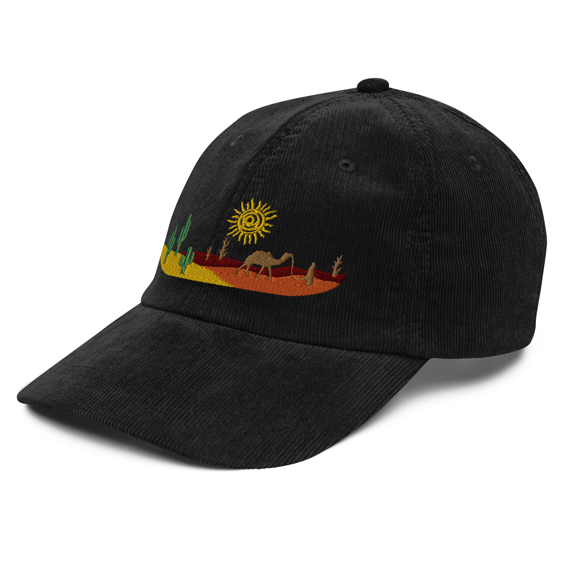 Desert art corduroy cap
