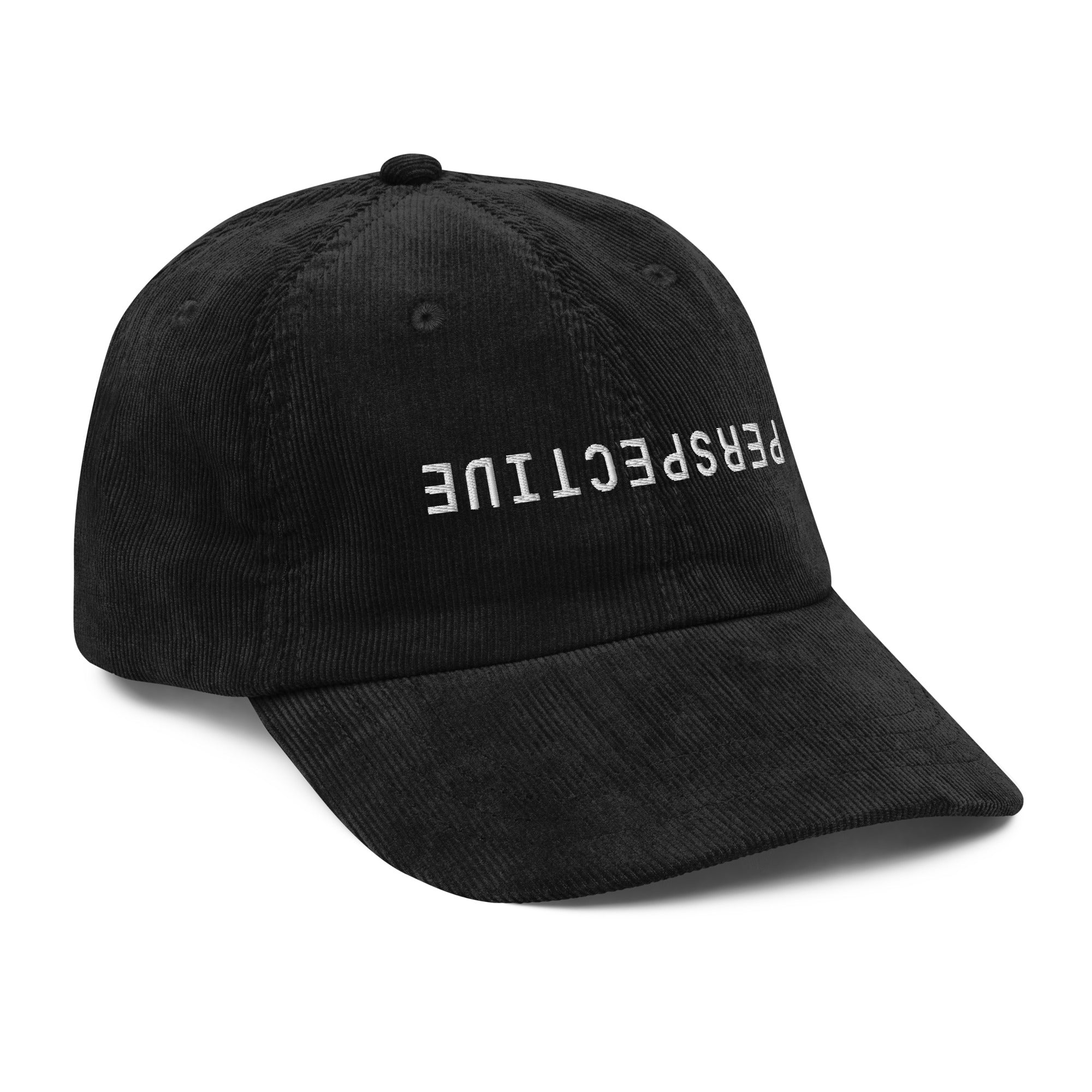 Perspective corduroy cap