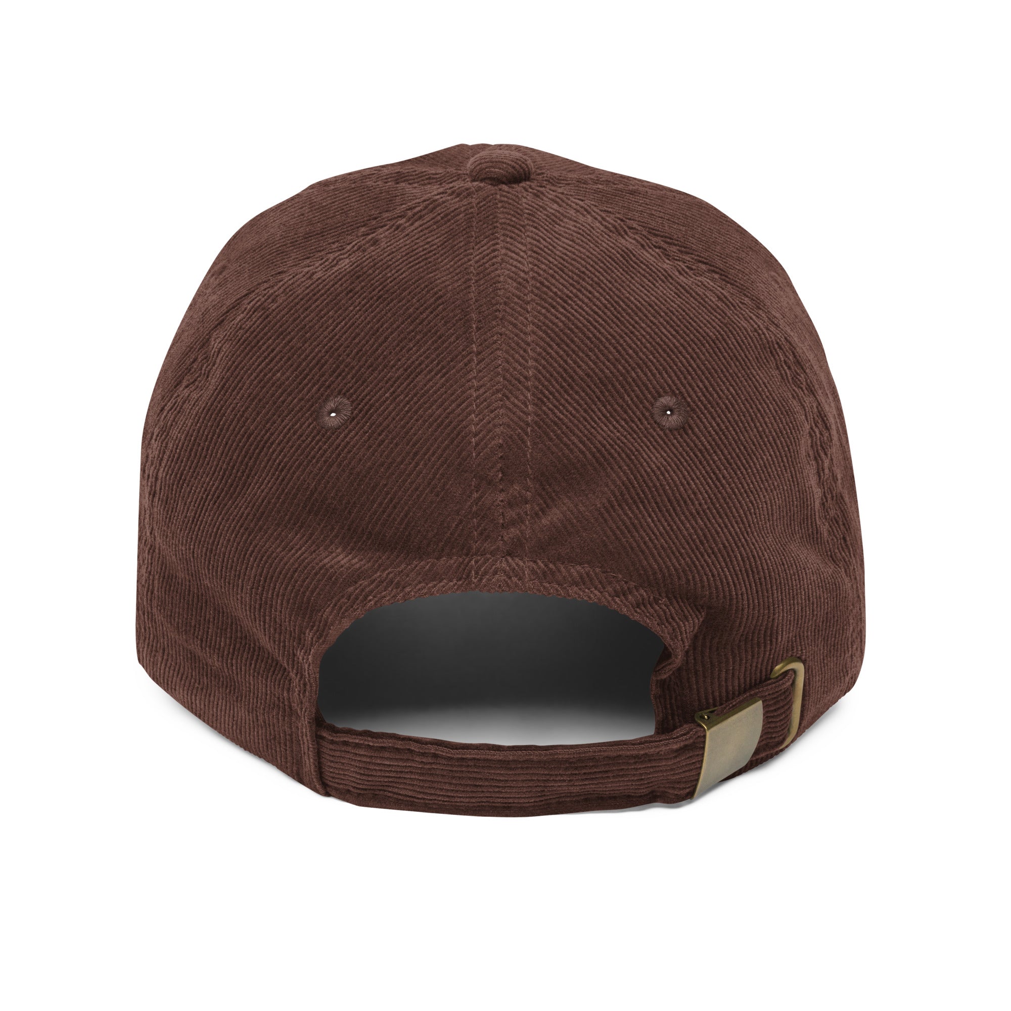Falling but still smiling corduroy cap
