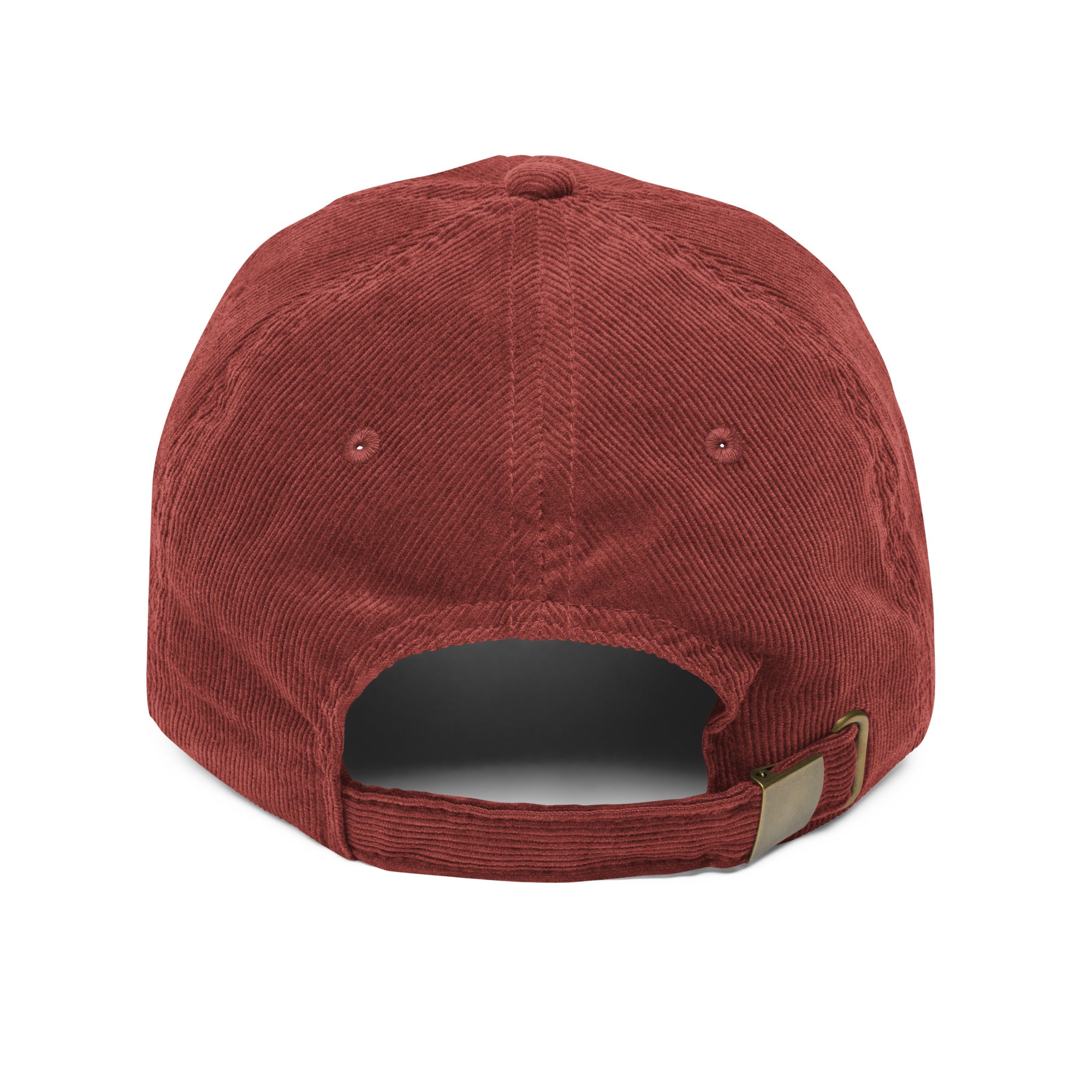 Falling but still smiling corduroy cap