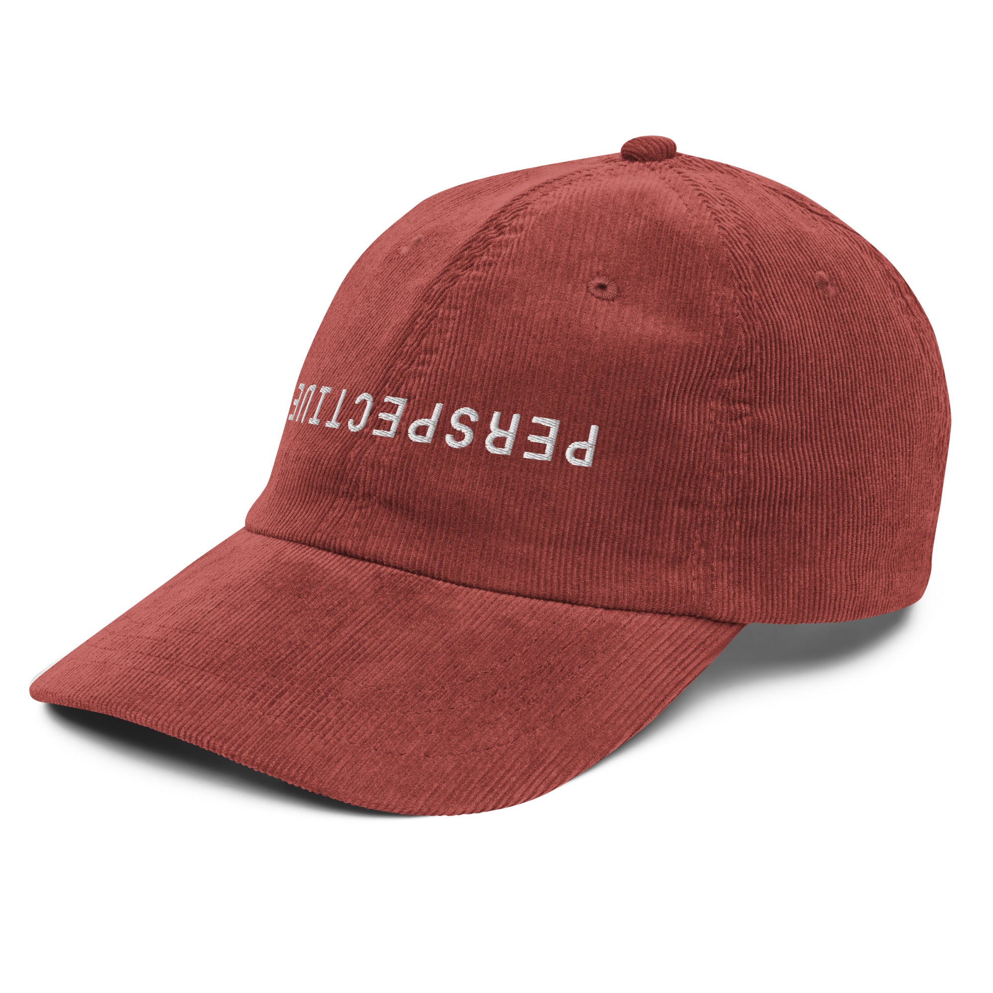 Perspective corduroy cap