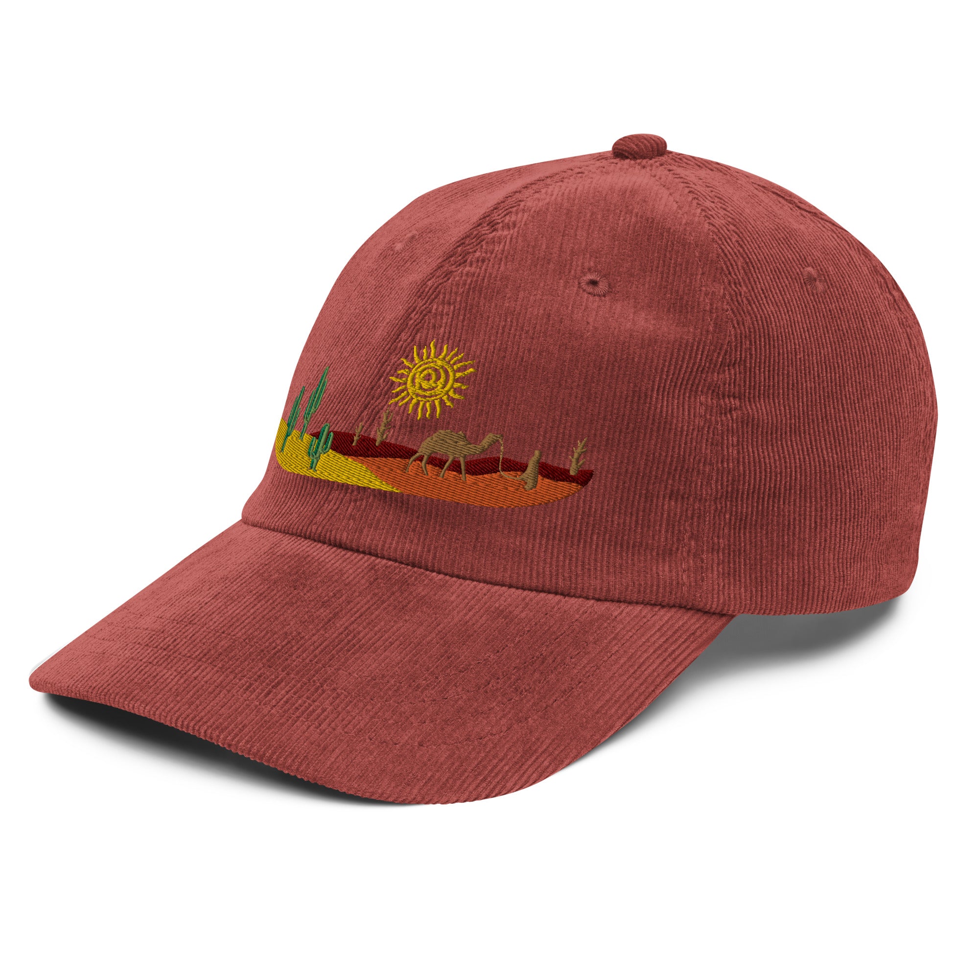 Desert art corduroy cap