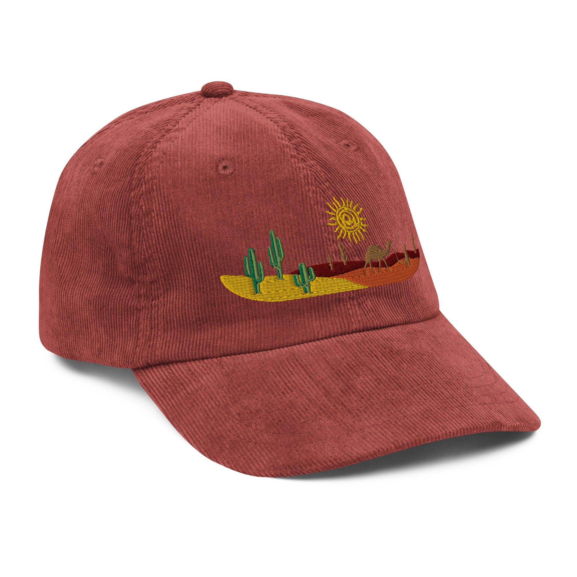 Desert art corduroy cap