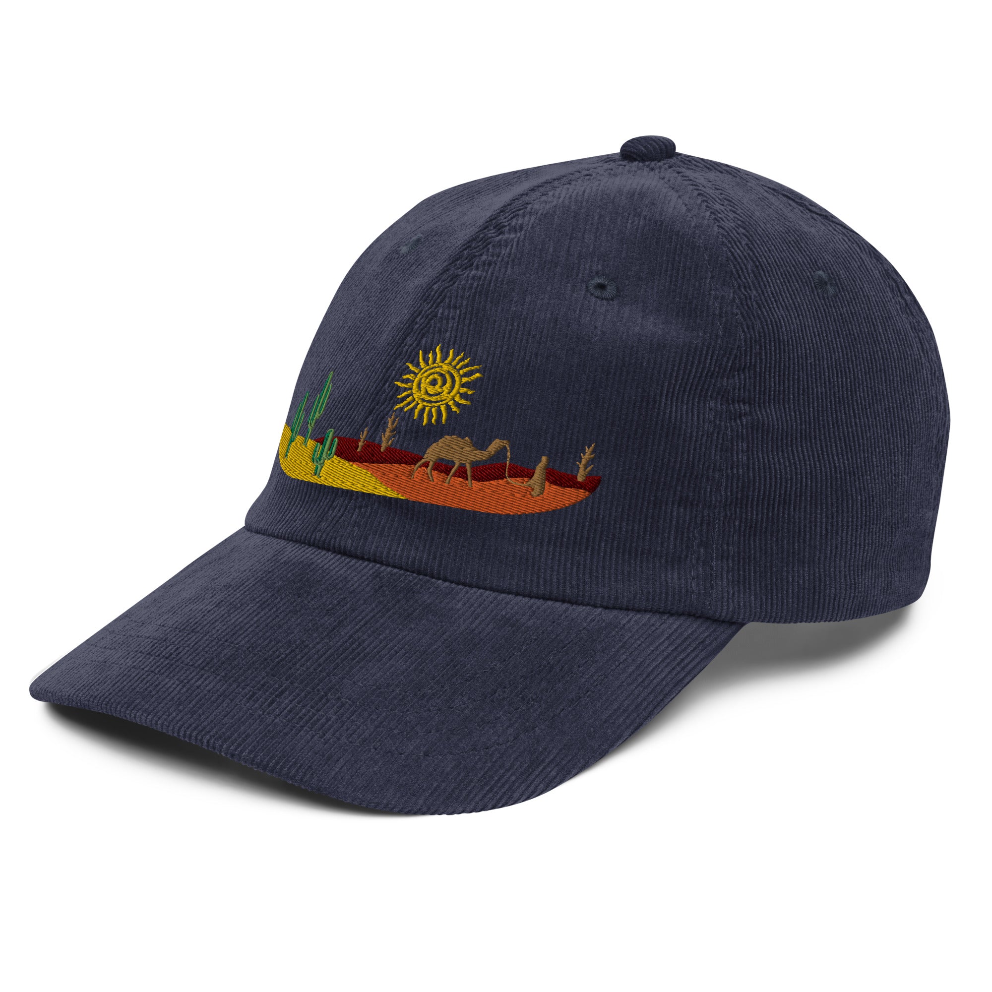 Desert art corduroy cap