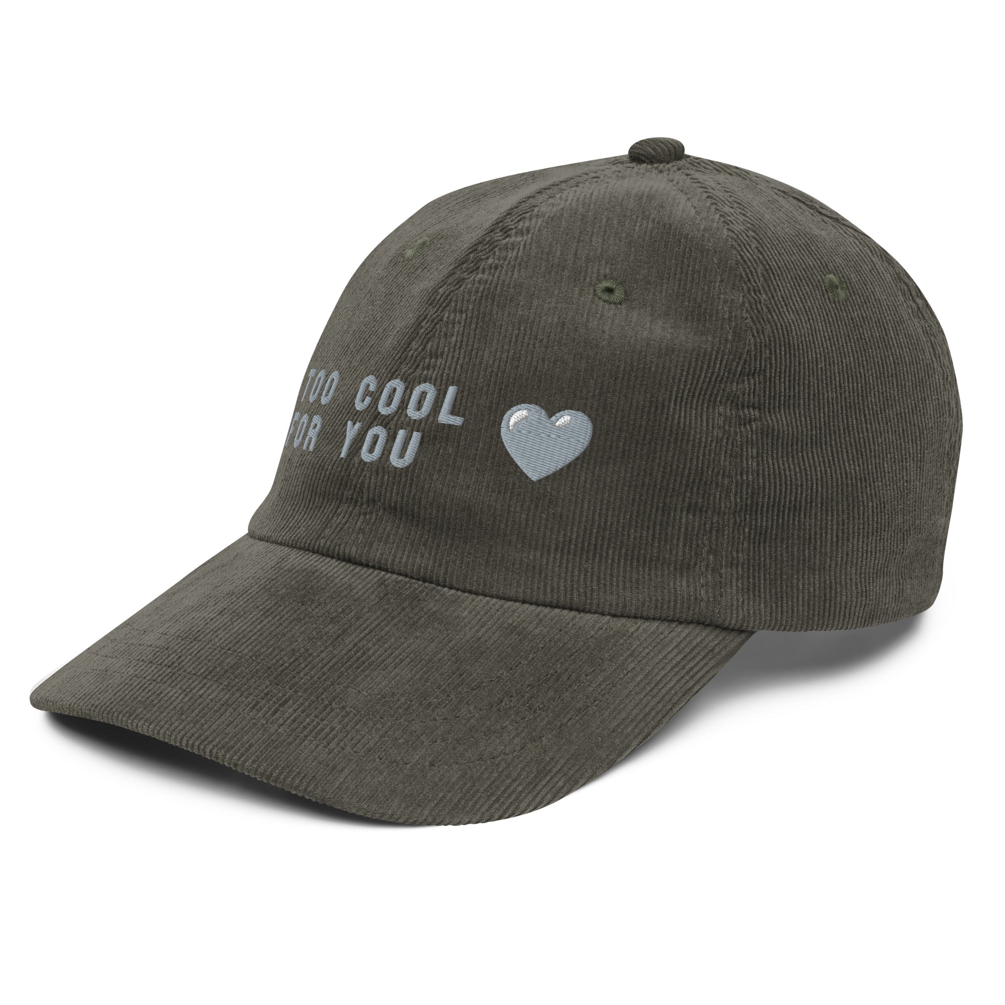 Too cool for you corduroy cap
